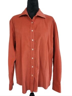 Lands End Button Front Shirt